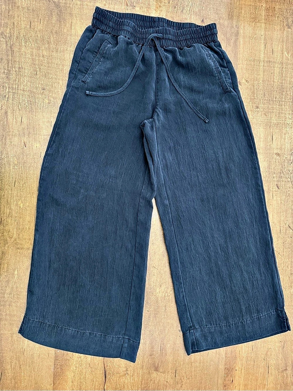 Joie Wide Leg Pants in Black Size Medium